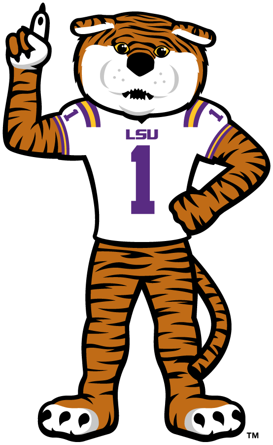 LSU Tigers 2013-Pres Mascot Logo v2 diy iron on heat transfer
